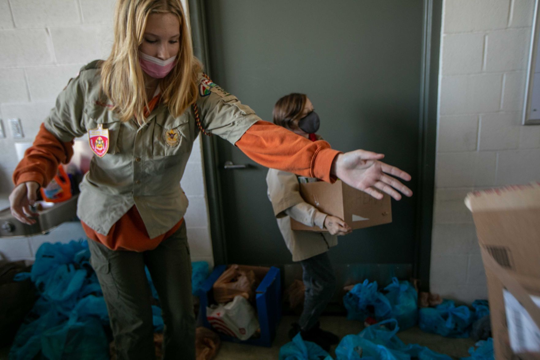 Troop 362 collects donations for 36th Annual Scouting for Food